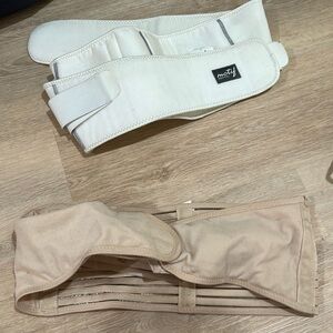 Set of 2 pregnancy waist trainer pelvis belt support band belts in size medium